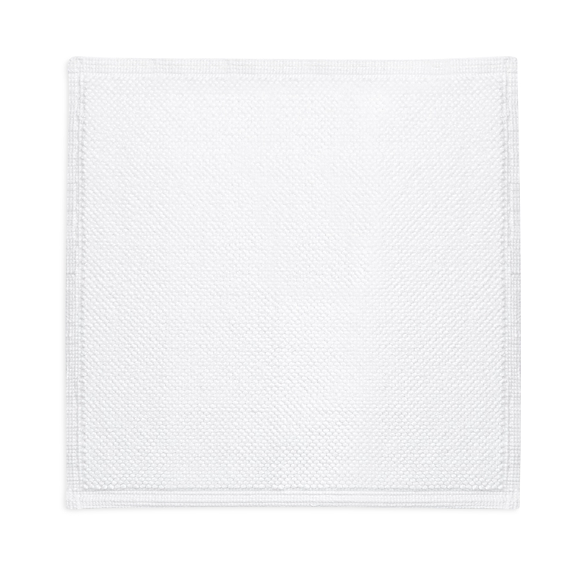 Matouk Reverie Bath Rug, 24 X 24 In White