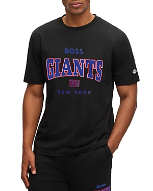 Hugo Boss Nfl Giants Graphic Tee In Black