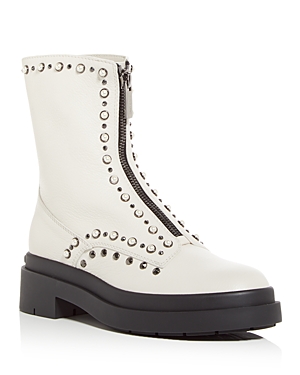 Jimmy Choo Women's Nola Embellished Ankle Boots In Pearl