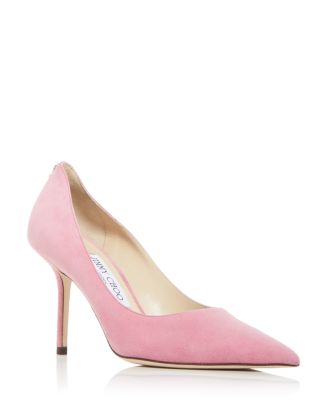 JIMMY CHOO LOVE85PWJBALLETPINK 関税送料込 Jimmy Choo 36 US 6 Love 85 Floral Lace Pointed Pumps Heels