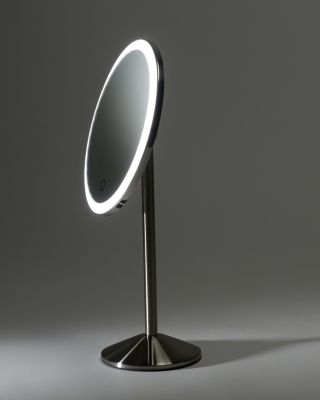 Round Rechargeable Makeup Mirror 5x Magnification