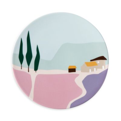 Destination Sud Round Plates, Set of 6