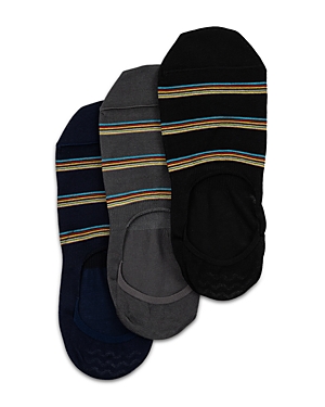 PAUL SMITH COTTON BLEND NO SHOW SOCKS, PACK OF 3