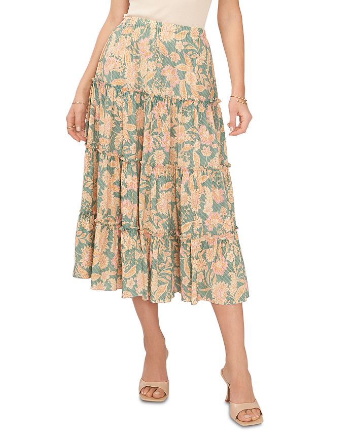 1.STATE Floral Tiered Skirt | Bloomingdale's