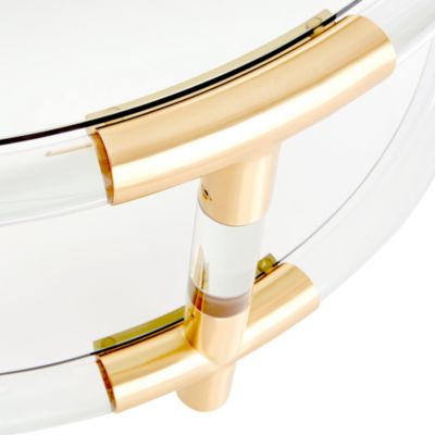 Jacques Round Acrylic Cocktail Table