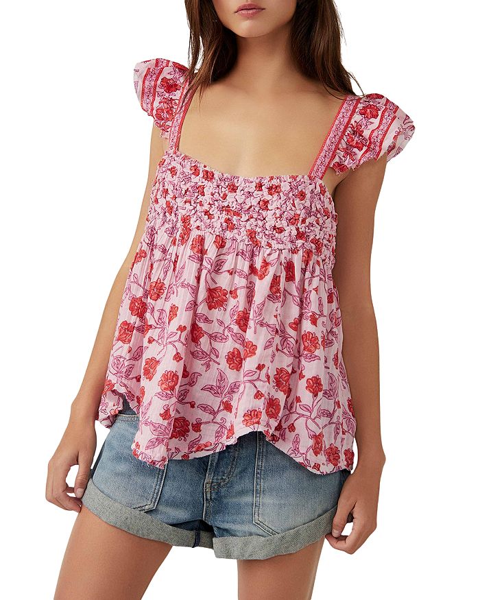 Free People, Tops, Nwt Free People One Of The Girls Floral Brami