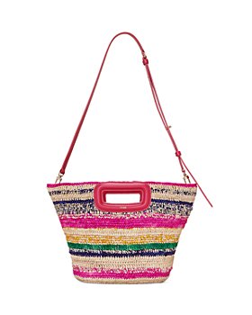 Maje - M Mini Striped Basket Bag