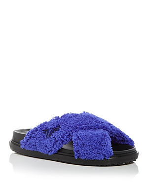 Marni Fussbett Sandals In Blue