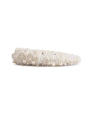 Ted Baker Ivory Pearl & Crystal Padded Headband Ted Baker Pearlen Pearl Crystal Headband, Ecru main image 3