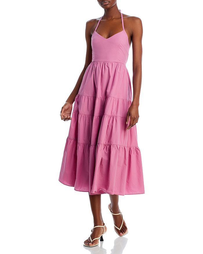 Madewell Mira Poplin Tiered Dress | Bloomingdale's