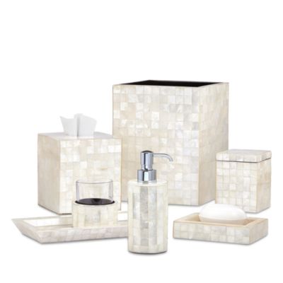 Capiz Bath Accessories