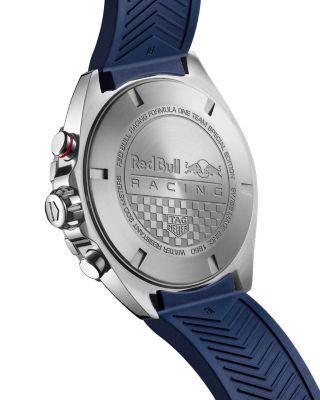 Formula 1 Red Bull Stainless Steel Rubber Strap Chronograph, 43mm