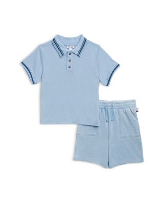 Splendid - Boys' 2-Pc. Huntington Short Sleeve Polo & Shorts Set
