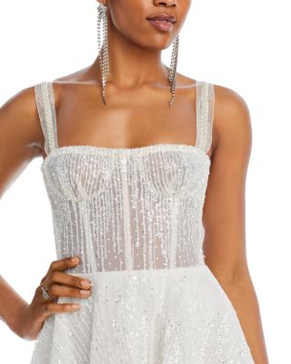 BRONX AND BANCO Mademoiselle Bridal Mini Dress | Bloomingdale's Women