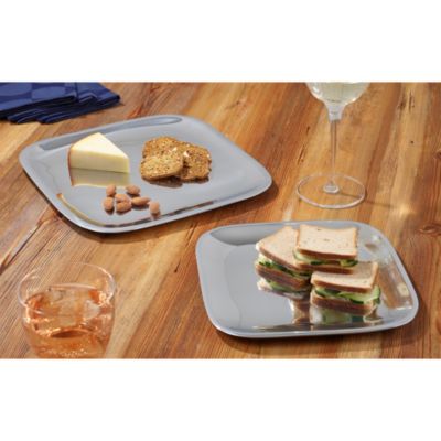 11" Square Serving Platter by Nambe