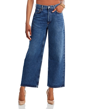 Agolde Low Slung High Rise Baggy Jeans In Image