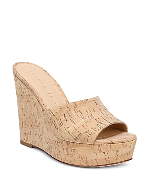 VERONICA BEARD WOMEN'S DALI SLIP ON PLATFORM WEDGE SANDALS