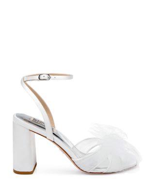 Women's Tess Tulle Bow Block Heel Sandals