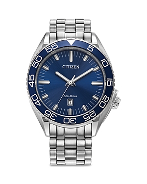 Shop Citizen Eco-drive Sport Luxury Watch, 42mm In Blue/silver