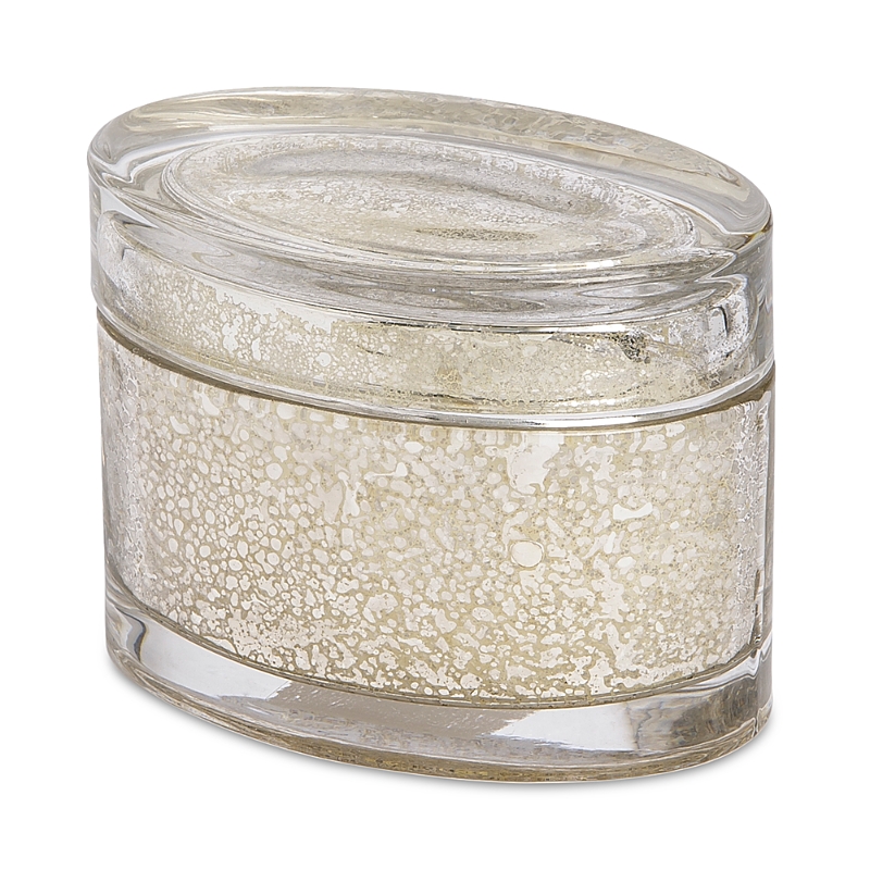 Kassatex Vizcaya Cotton Jar In Glass