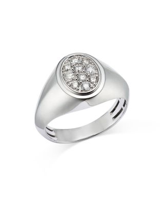 Bloomingdale's Fine Collection - Men's Diamond Cluster Ring in 14K White Gold, 0.50 tcw