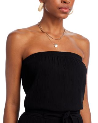 Ponza Strapless Cover Up Jumpsuit