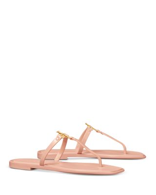 Mini miller jelly discount thong sandal rose gold