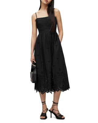 ALLSAINTS Whitley Broderie Cotton Eyelet Dress | Bloomingdale's