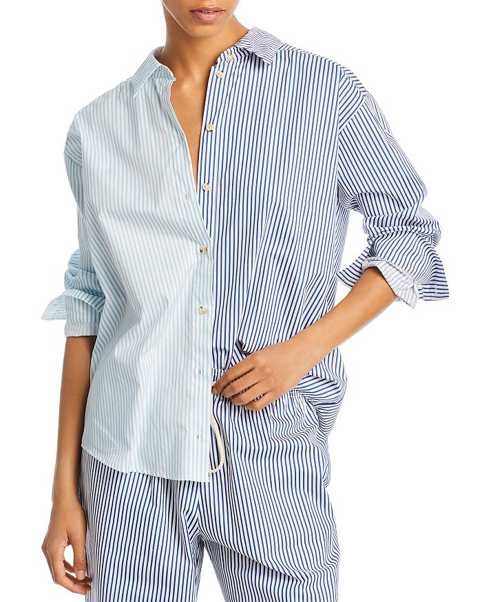 Donni Duo Pop Button Down Shirt | Bloomingdale's