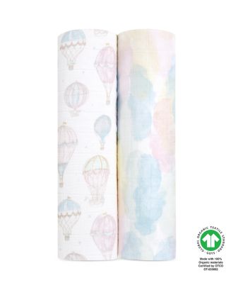 Aden & Anais 2 x pack Organic swaddles - Mariposa