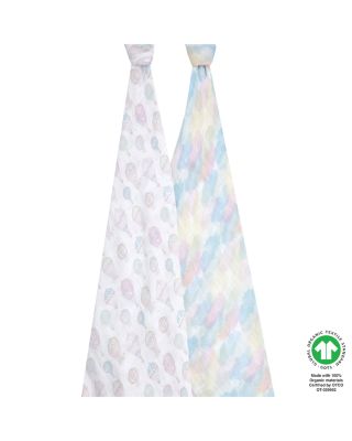 Muslin Swaddles, 2 Pack