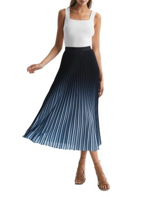 【REISS】Marlie Pleated Skirt プリーツ スカート REISS Marlie Pleated Midi Skirt | Bloomingdale's