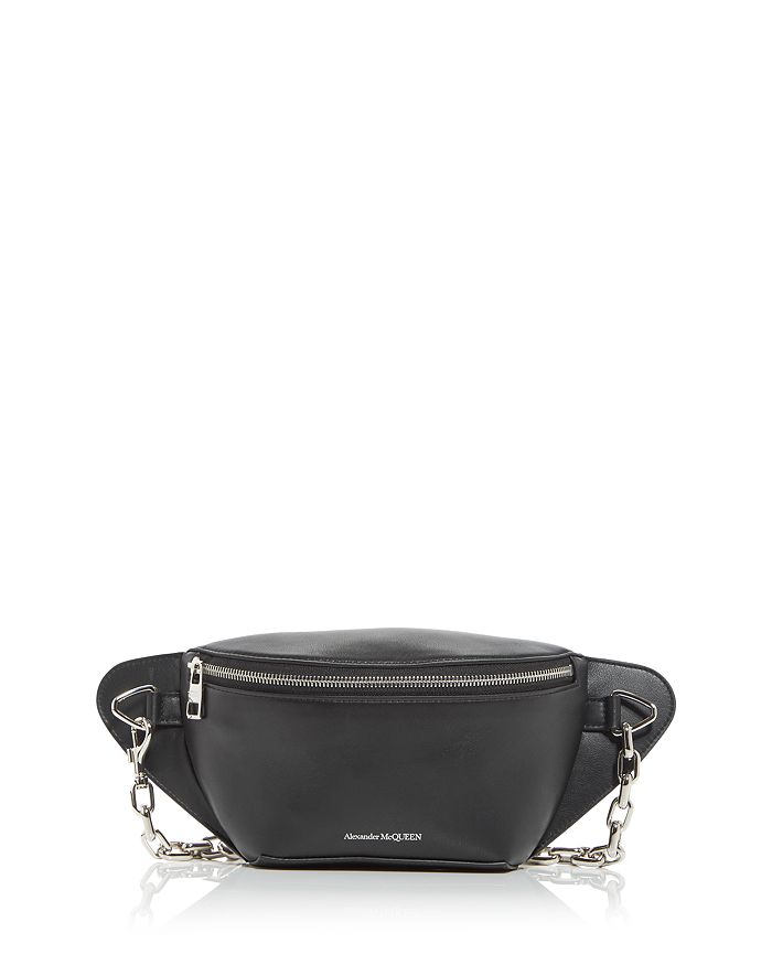 Chain belt bag black top