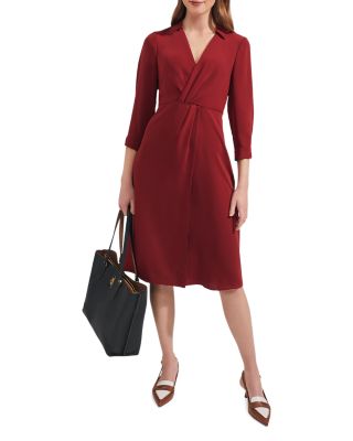 HOBBS LONDON Malikah Twist Front Dress | Bloomingdale's