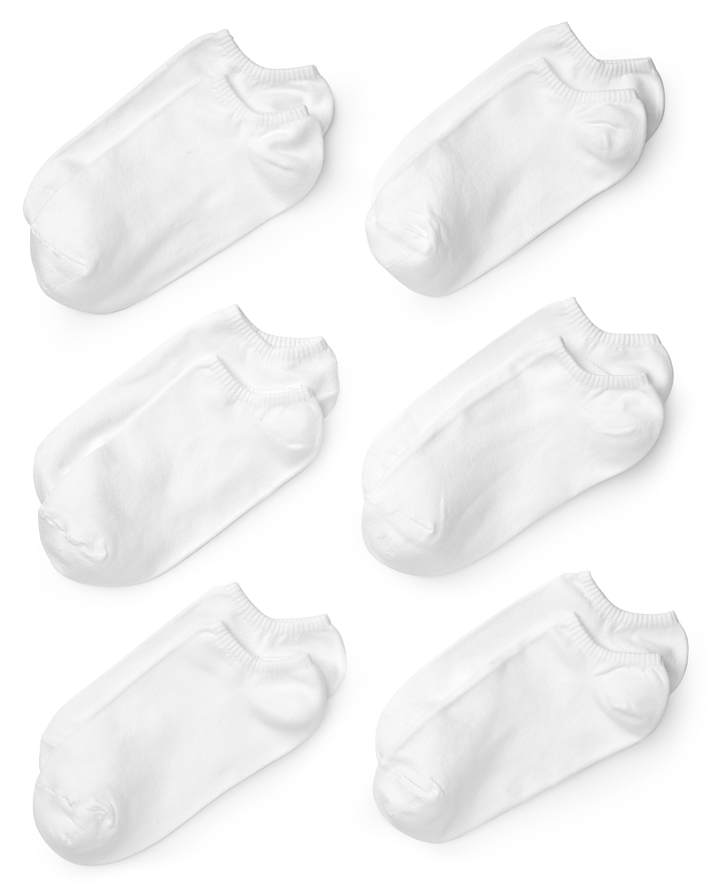 Hue Microfiber Liner Socks, Set of 6