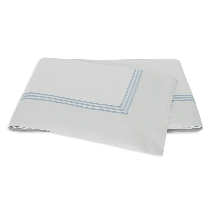 Matouk Bel Tempo Nocturne Flat Sheet, Full/queen In Pool