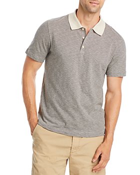 Theory - Bron Striped Regular Fit Polo Shirt