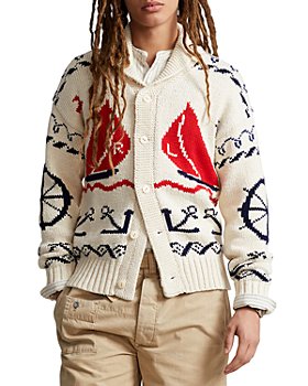 Polo Ralph Lauren - Chunky Knit Nautical Shawl Collar Cardigan