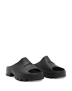 Shop Allsaints Women's Eclipse Slip On Platform Sandals In Black
