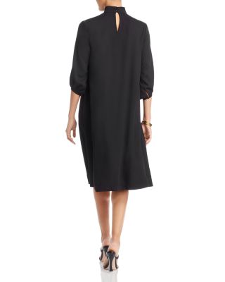 Misook Mock Neck A Line Dress | Bloomingdale's Women