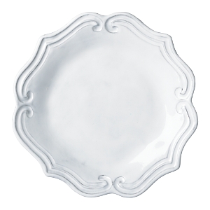 Shop Vietri Incanto Baroque Salad Plate In White