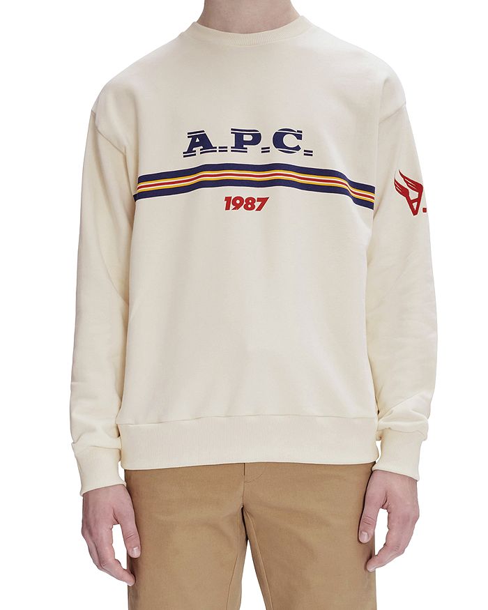 Apc hotsell logo sweater
