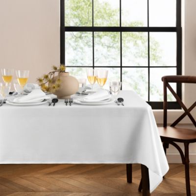 Laurel Solid Texture Water and Stain Resistant Tablecloth, 60" x 144"