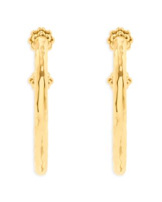 Berry Medium Hoop Earrings 