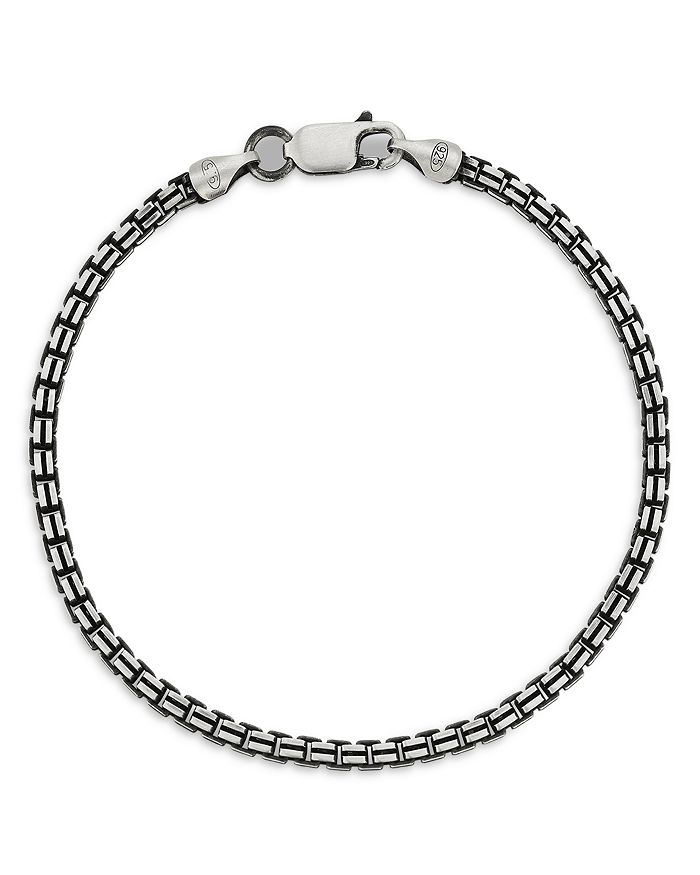 Milanesi And Co Sterling Silver Oxidized Box Chain Bracelet Bloomingdale's