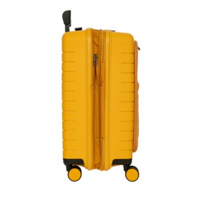 By Ulisse 21" Expandable Carry On Spinner Suitcase with Pocket
