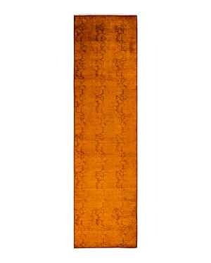 Bloomingdale's Fine Vibrance M1550 Runner Area Rug, 2'7 X 9'9 In Orange