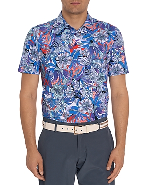 Robert Graham Roxberry Performance Polo In Purple