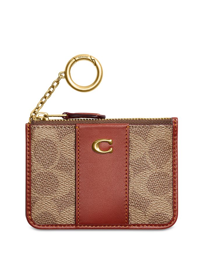 Mini skinny id hotsell case in signature canvas