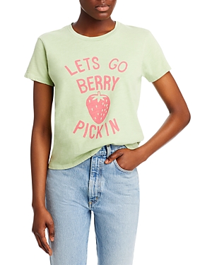 Mother The Lil Sinful Tee In Berry Picking
